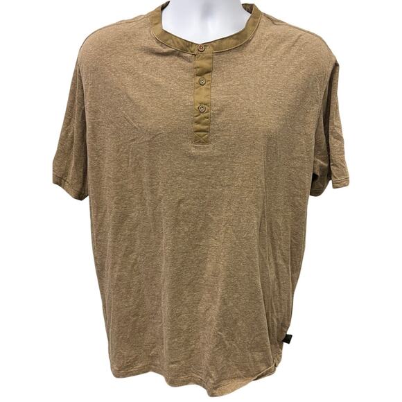 Northwest Territory Other - 👕 Northwest Territory Brown Henley T-Shirt Mens L Casual Outdoor Tee